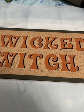 Wicked Witch Sign. NWOT